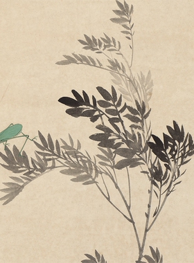 于非闇新秋晴窗近代国画挂轴