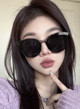 2025新款大圆框方大脸显瘦太阳镜