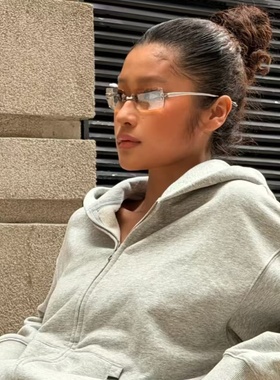 无框渐变水银色gm墨镜女欧美辣妹