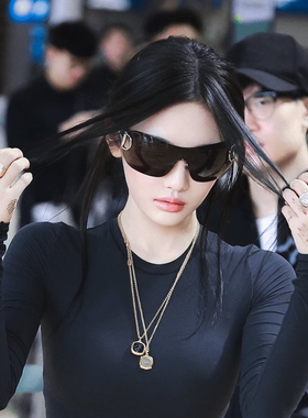 宁艺卓同款大框显瘦防UVB太阳镜