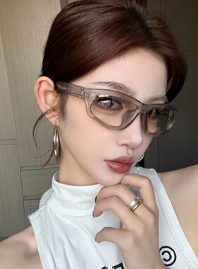 复古水银骑行防晒女款太阳镜户外