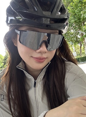 户外防风显瘦骑行滑雪太阳镜女潮