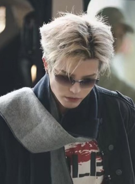 殷世航同款机场街拍韩版潮型墨镜