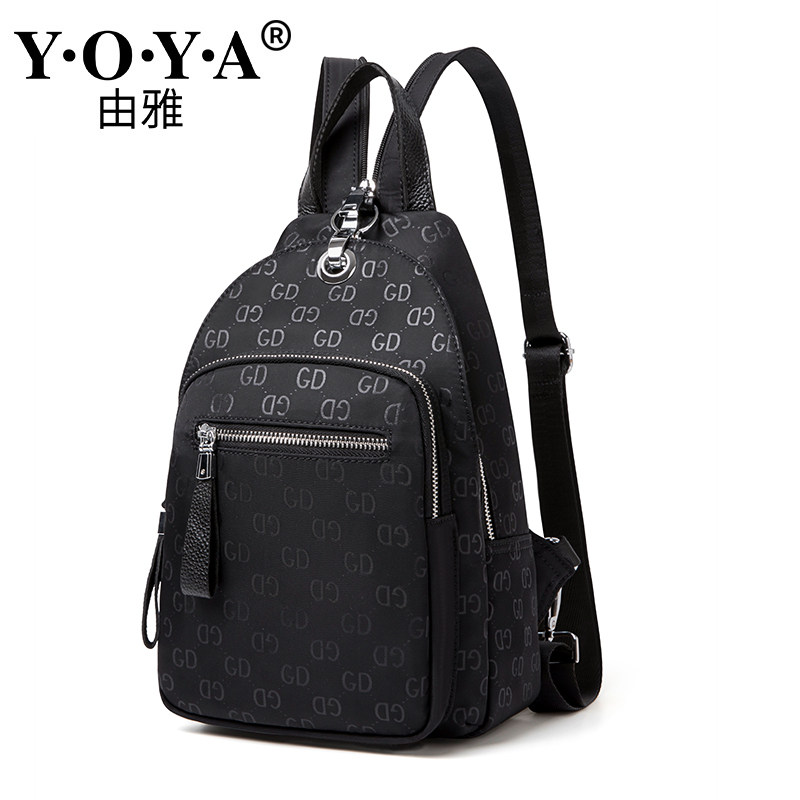 胸包2020新款帆布斜跨百搭斜挎包 yoya女士包袋