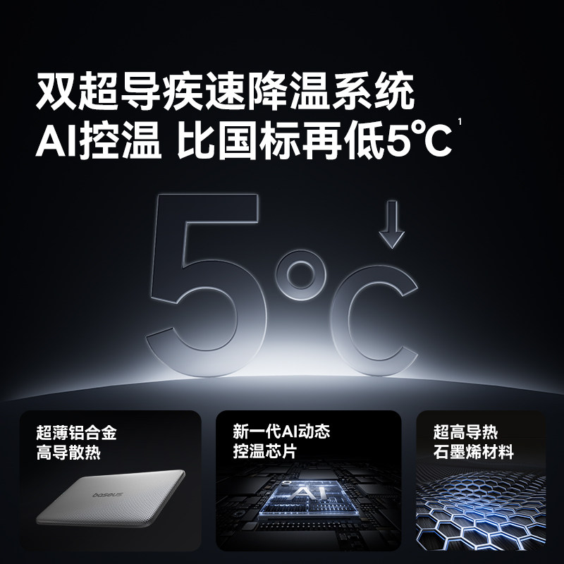 【新国标3c认证】倍思2025新款磁吸无线充电宝适用苹果iphone17超薄小巧便携款移动电源magsafe可上飞机16