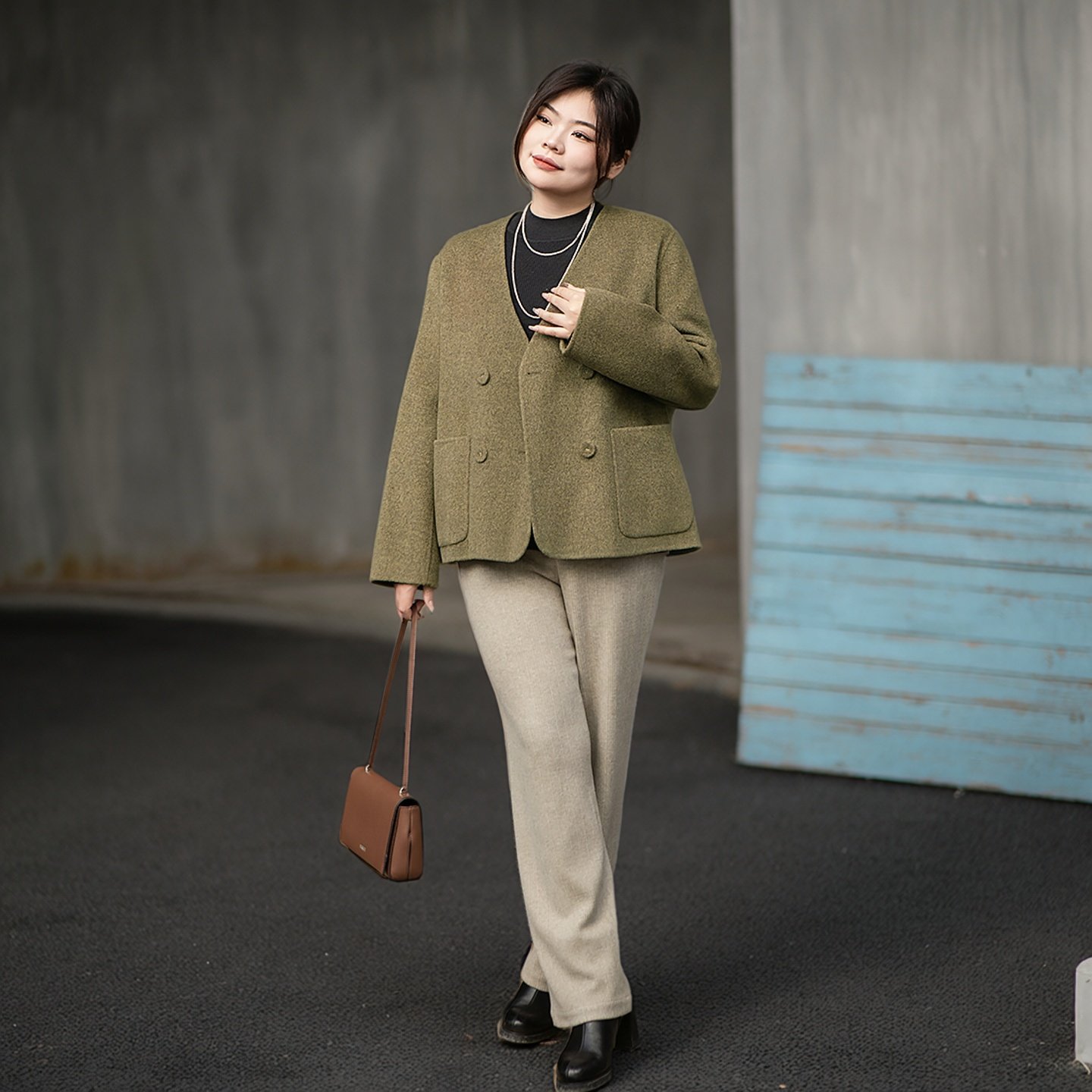 美丽客栈高端大码针织直筒裤女胖mm200斤遮胯显瘦三色休闲长裤子,淘宝优惠券,粉丝福利购,淘宝优惠卷