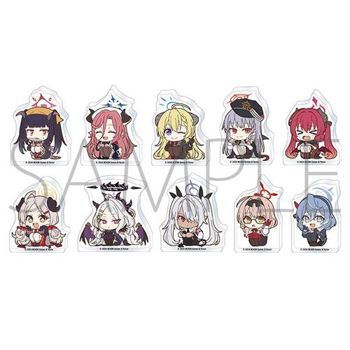 【现货】蔚蓝档案 原作版 摆件立牌挂件徽章卡片贴纸文件夹周边 - 图0