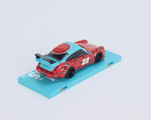 【现货】TarmacWorks 1:64保时捷911 RWB 964集中厢合金车模型-图3