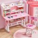 Tungsten Liftable Children's Learning Table and Chair Set Desk