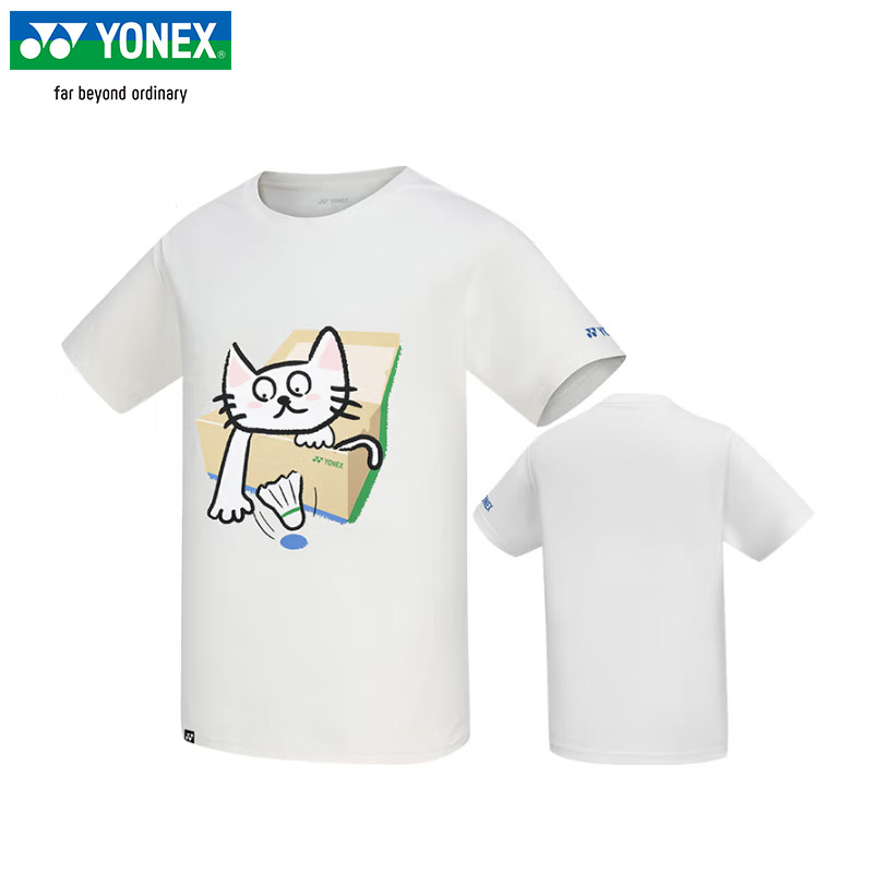 新款YONEX尤尼克斯羽毛球服短袖男女生活系列文化衫YOBC4154,淘宝优惠券,粉丝福利购,淘宝优惠卷
