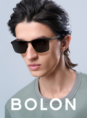 暴龙新款太阳镜金属方框高清偏光