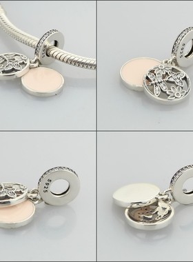 首饰纯银项链吊坠串珠生日小礼品