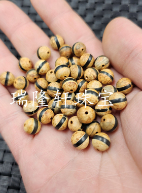 仿古玛瑙圆珠玉石散珠