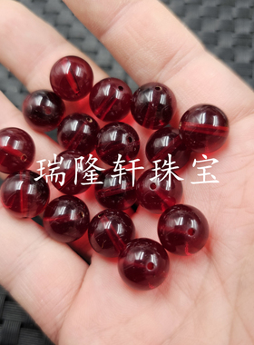 荧光浮盐水人造琥珀圆珠散珠