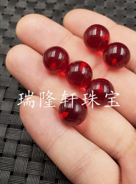血泊蜜蜡耳钉胸针半孔珠