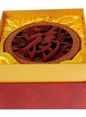 装饰品摆件吉祥坊碳雕关注送卷