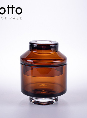 玻璃小号香薰蜡烛杯带盖精油储物