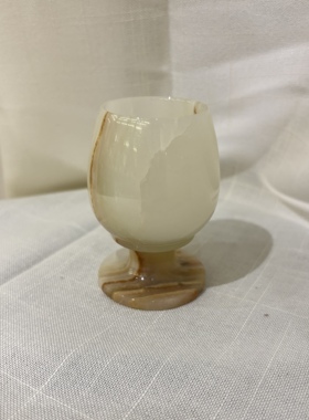 You物天然大理石一对杯子装饰摆件现代简约中古创意软装装饰品