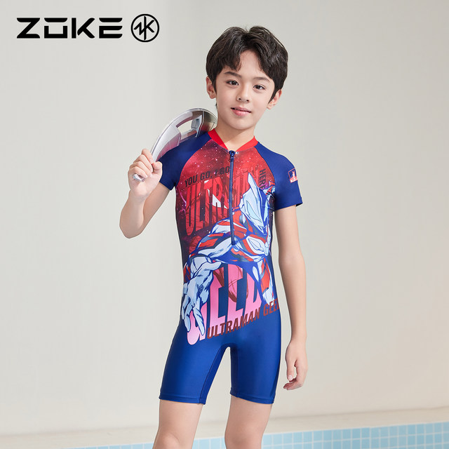Zhuke children's sports style one-piece swimsuit