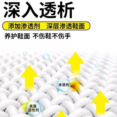 擦鞋湿巾小白鞋神器免洗运动清洁洗鞋专用球鞋清洗剂皮鞋去污 - 图2