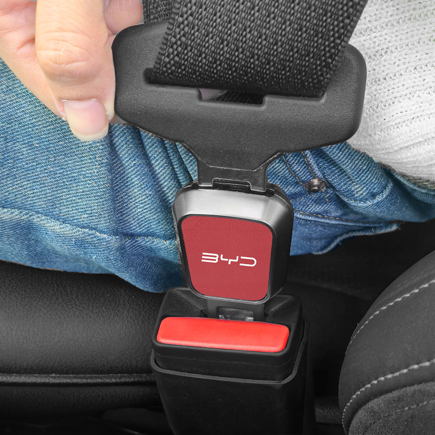 适用埃安AION i60 UT Y VSRT汽车安全戴卡扣延长器接头插带头锁 - 图2