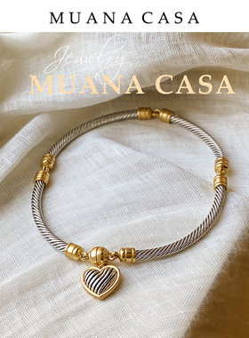 LAMUANA镀金镀银女小众项链