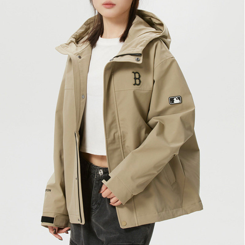 MLB26春新款情侣冲锋衣NY防水防污三防男女运动夹克外套3AWJB0161,淘宝优惠券,粉丝福利购,淘宝优惠卷