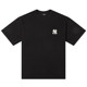 MLB black presbyopic short-sleeved men and women new NY big logo on the back couple tops sports T-shirt 3ATSM0653