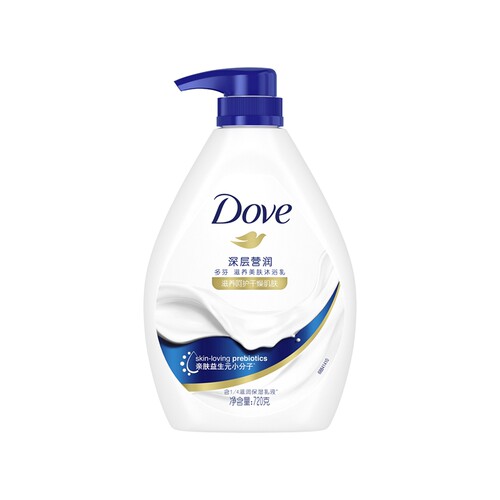 屈臣氏DOVE多芬沐浴露沐浴乳营润滋养美肤香甜牛奶沐浴露720g - 图0