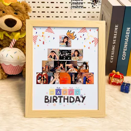 Памятная фотография для влюбленных, рождественский фотоальбом, фоторамка для друга, «сделай сам», делается под заказ, подарок на день рождения