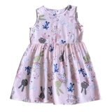 Детская юбка, мультяшная майка, платье без рукавов, А-силуэт