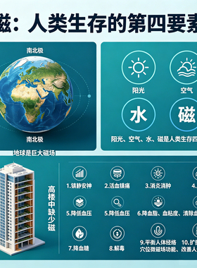 自发热中脉远红腰部托玛琳护腰