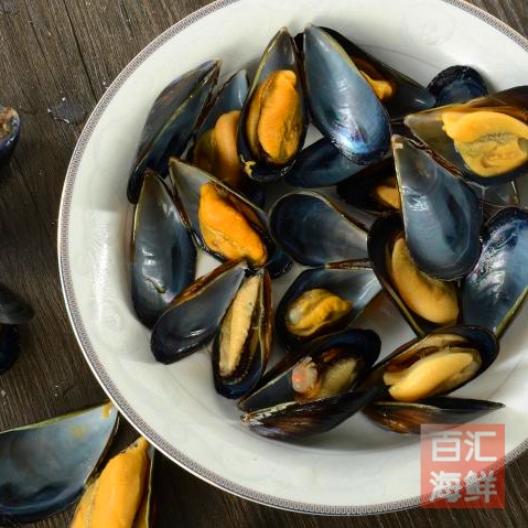 【冷冻智利蓝青口】1kg 冰冻全壳蓝贻贝淡菜海鲜餐吧西餐厅寿司店 - 图1