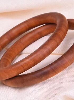 老山檀香女士木质圆条手镯包邮