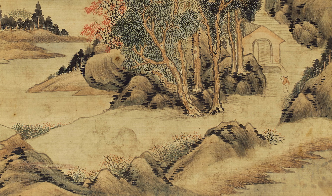 装饰画国画字画客厅山水画真迹宣纸书画作品仿戴熙秋林觅句赠装裱 - 图3