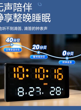 康巴丝2026新款LED大屏电子钟