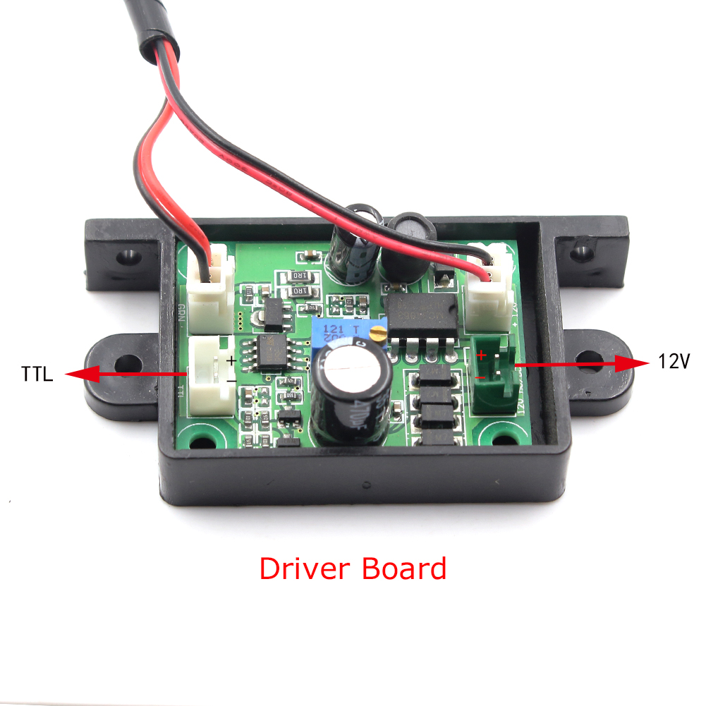 405nm 500mW蓝紫光TTL激光器3D打印机写字机雕刻模组激光头可调焦-图3