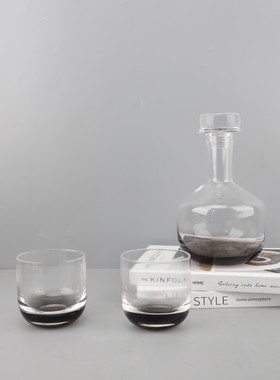北欧创意透明渐变玻璃醒