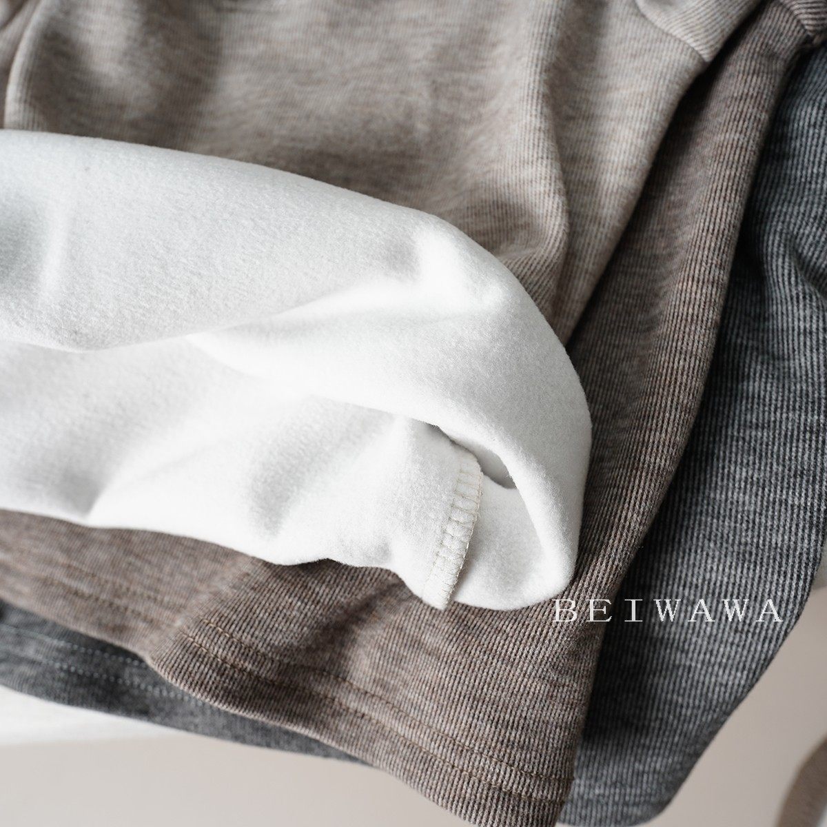 秋冬儿童软糯彩棉打底T恤上衣 男童宝宝森系立领长袖内搭体恤衫,淘宝优惠券,粉丝福利购,淘宝优惠卷