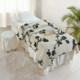 Winter beauty salon special milk velvet four-piece massage bed massage bed cover with holes and thickened double-sided velvet duvet cover