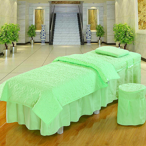 Simple Beauty Bedspread Set of Four Massage with Holes
