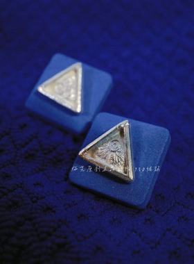 礼物SPACESHI/师尧纯银男耳钉