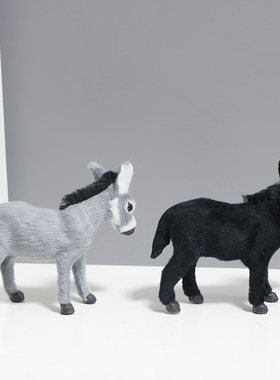 仿真小鹿小黄牛小驴酒席菜品摆盘