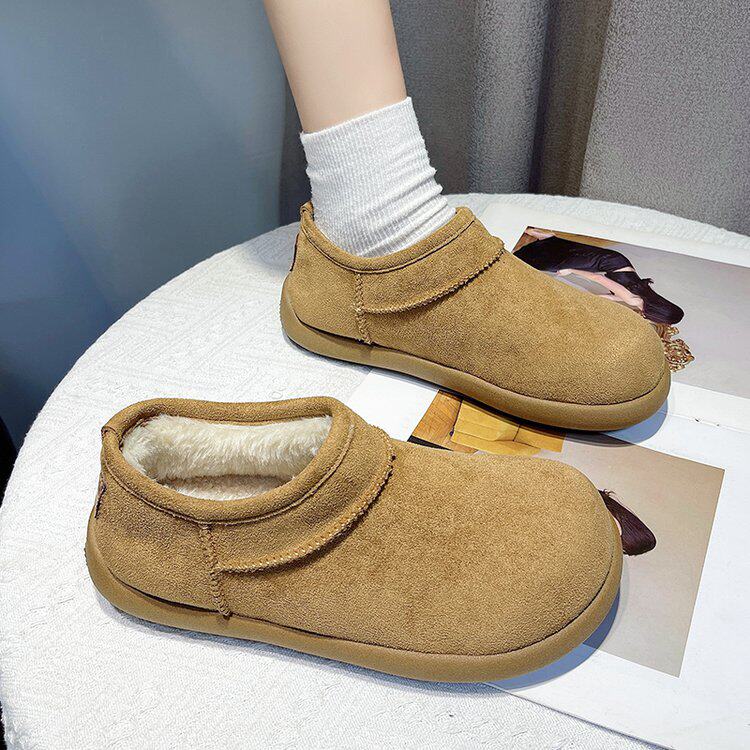 HGN7682-2韩版高定厚底加绒时尚土豆雪地靴 - 图2