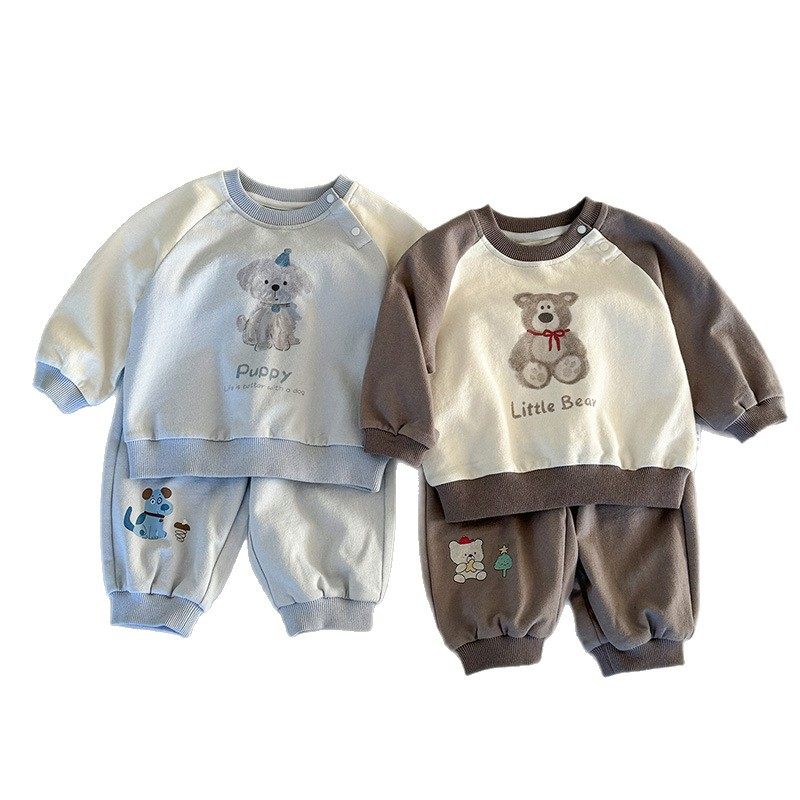 男童套装婴幼儿春季新款卡通卫衣卫裤分体两件套男宝春款衣服 a类,淘宝优惠券,粉丝福利购,淘宝优惠卷