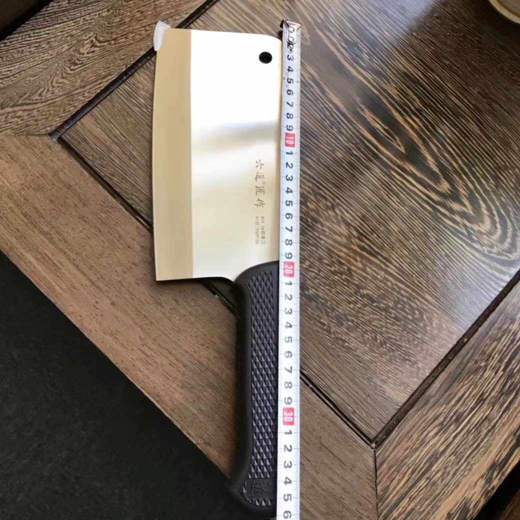 六道匠作砍骨刀斩骨刀剁骨刀 2号全钢进口刚屠宰刀具大个砍刀_虎窝淘