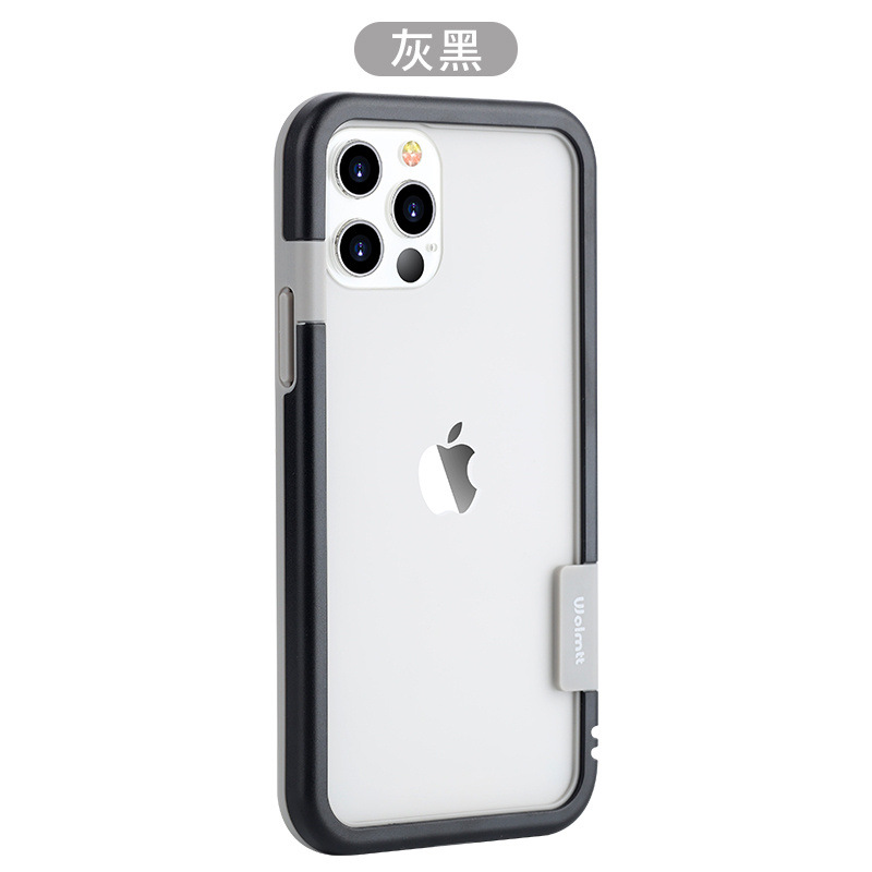 14pro max手机边框15保护套13mini适用苹果xMax手机壳7plus硅胶12边框iphone防摔8防摔套XR男女款11简约情侣p - 图2