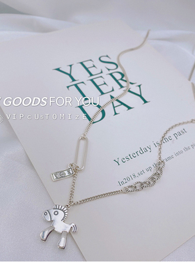 纯银饰品马上小众设计高级感项链