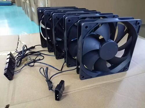 无灯机箱风扇 静音散热机箱风扇 12V机箱风扇 12*12*2.5 家用办公 - 图0