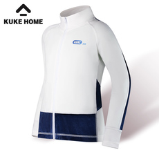 Спортивная одежда для детей 酷克kuke儿童运动速干透气骑行服加绒平衡车打底外穿秋衣上衣外套